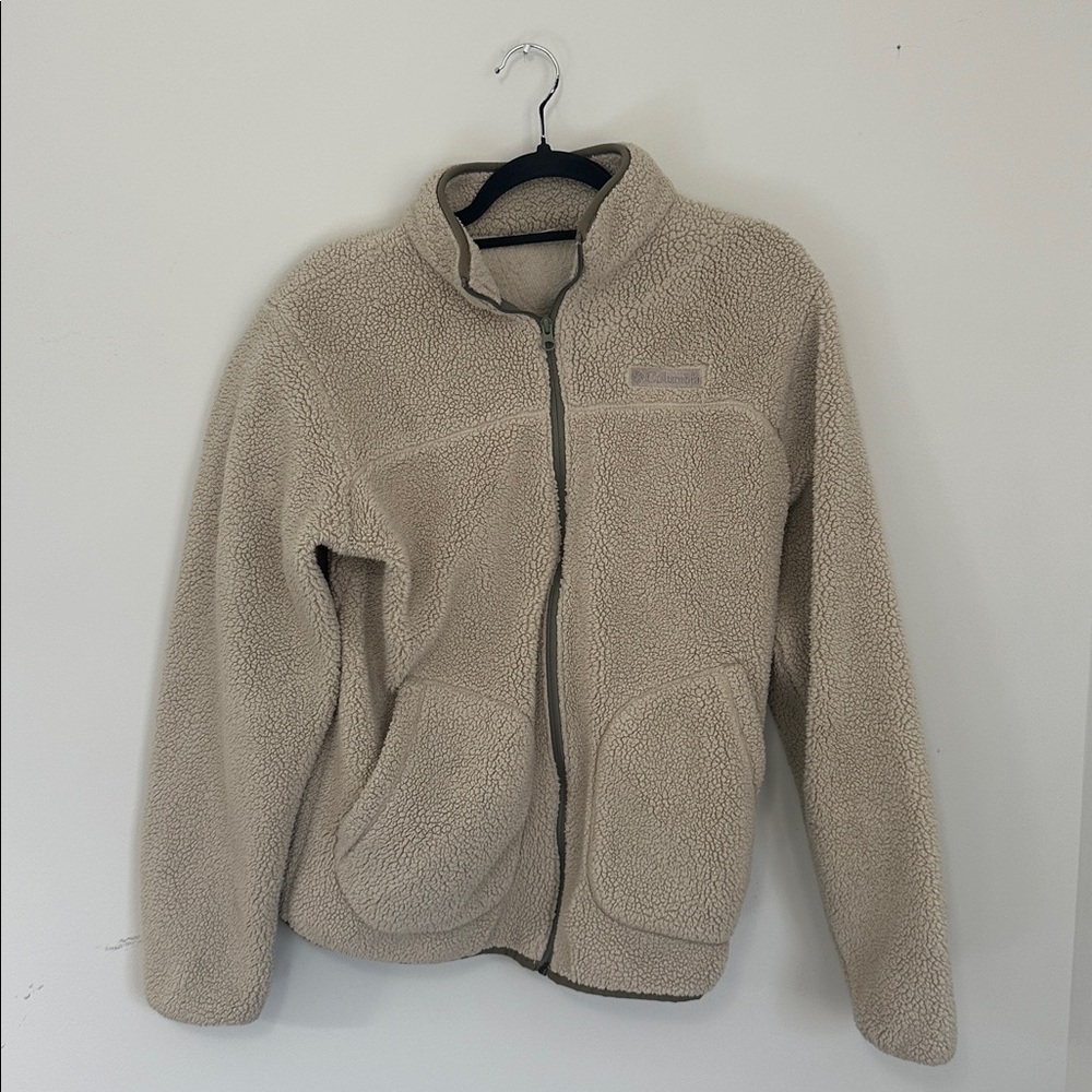 Columbia Medium Tan Sherpa Jacket
